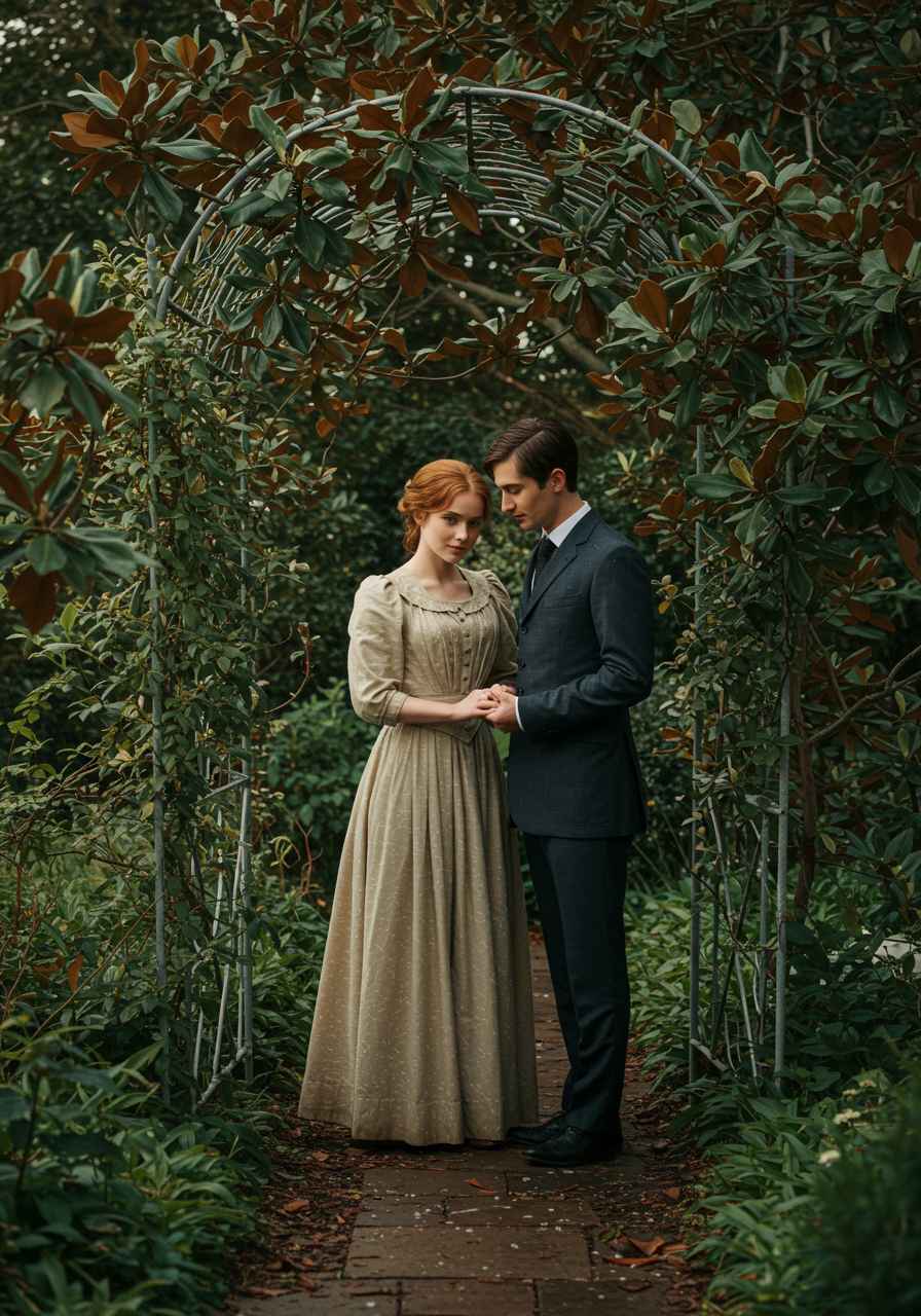 Bajo las Sombras del Jardín relato de Romance erótico