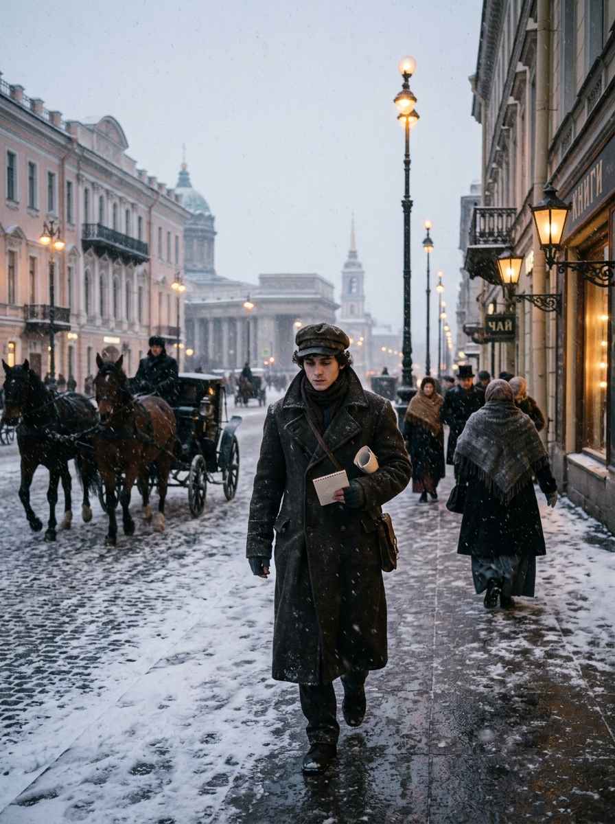Portada del relato Ecos de Nevsky