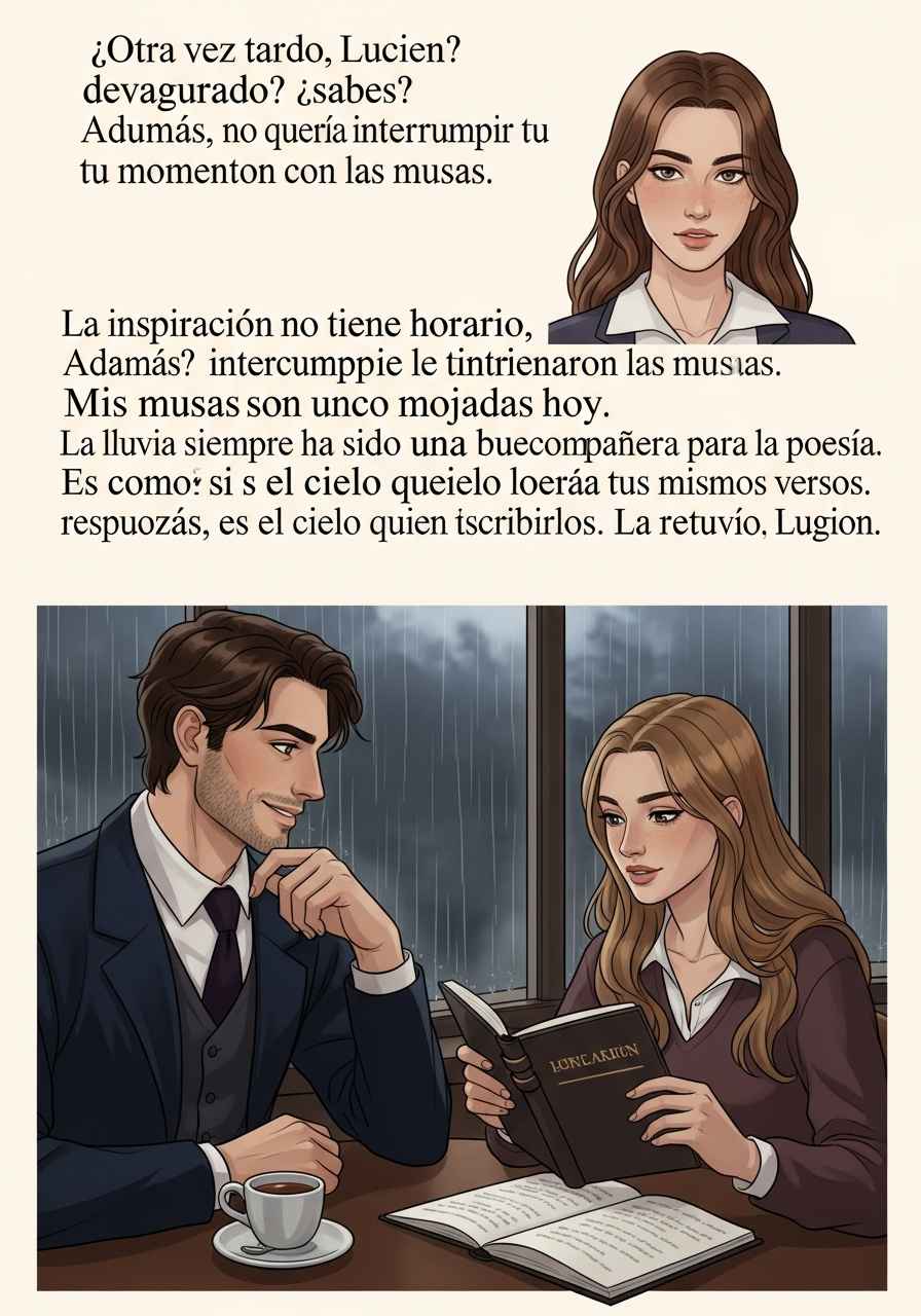 Ecos en las gotas relato de Romance paranormal