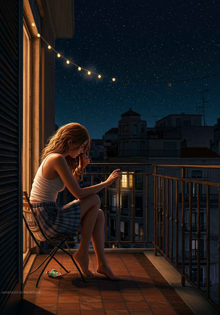 Entre tres amores y dos balcones relato de Romance LGTBI+