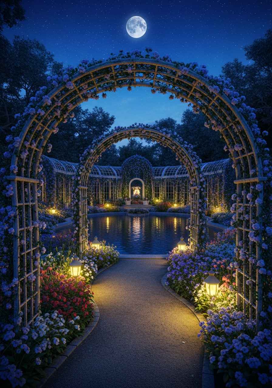 Portada del relato Jardines de Medianoche