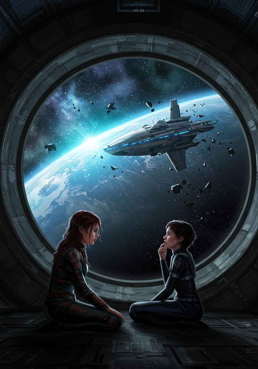 Luces al Alba de Vega relato de Romance de ciencia ficción