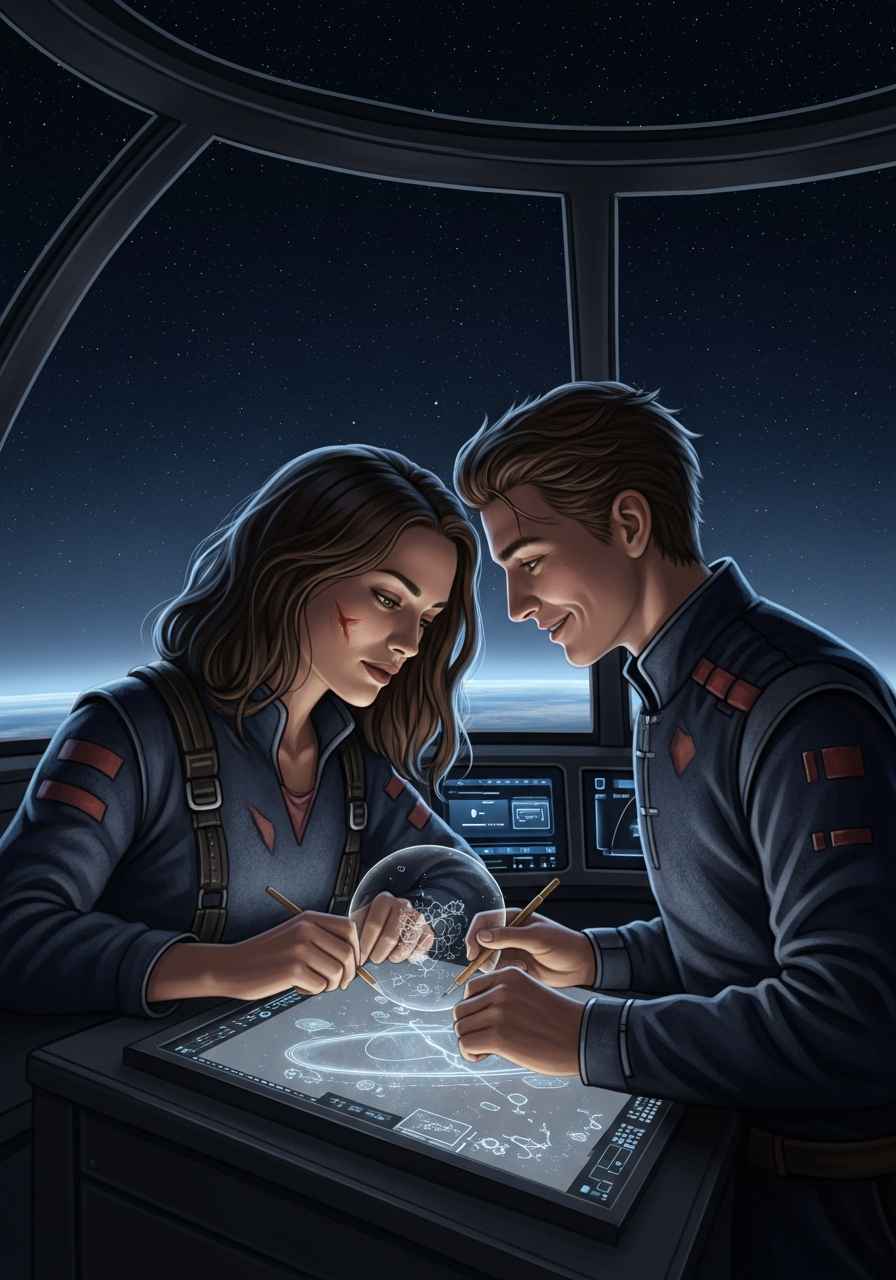 Lunas de Marte relato de Romance de ciencia ficción