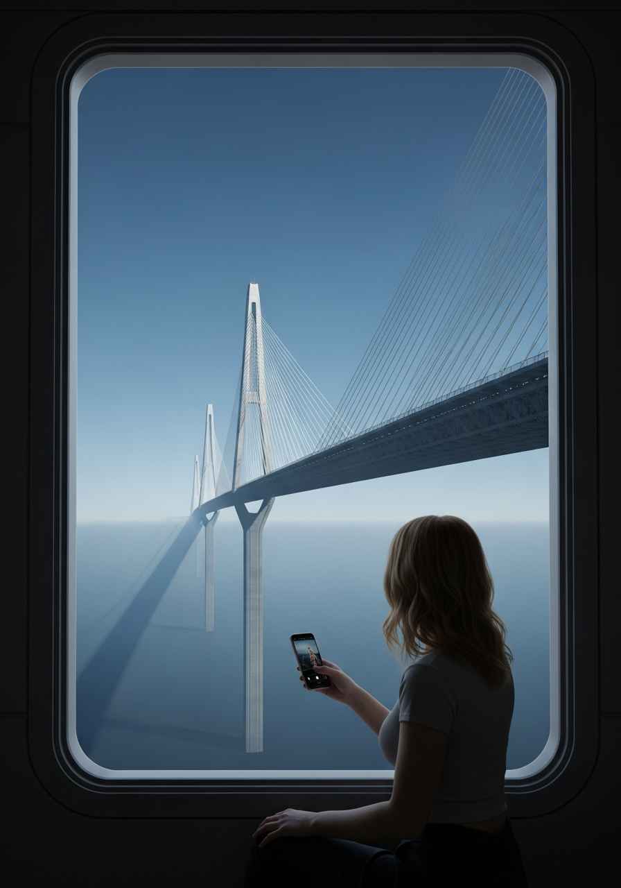 Puente de Cristal Líquido relato de Romance de ciencia ficción