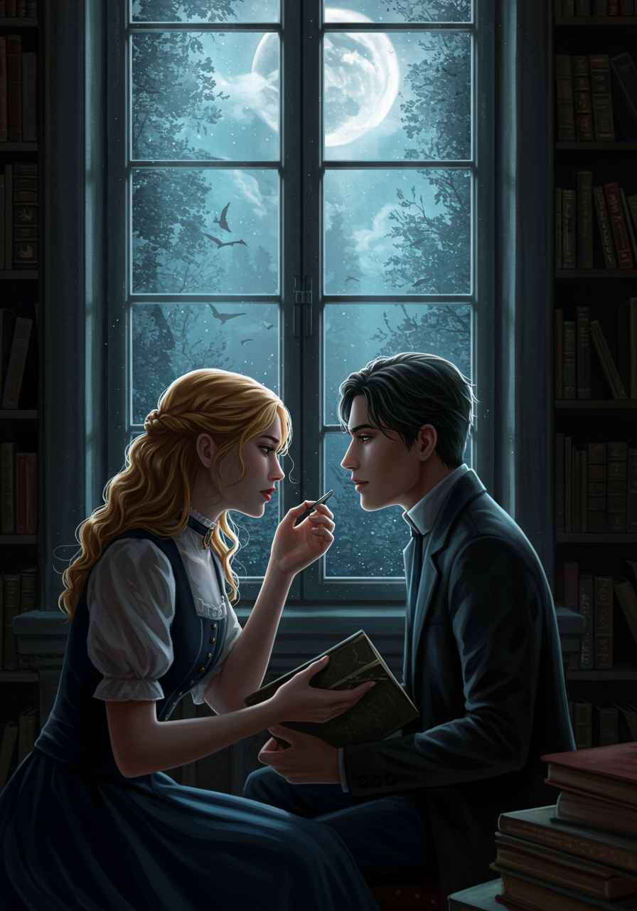 Sombras en el Crepúsculo relato de Romance paranormal