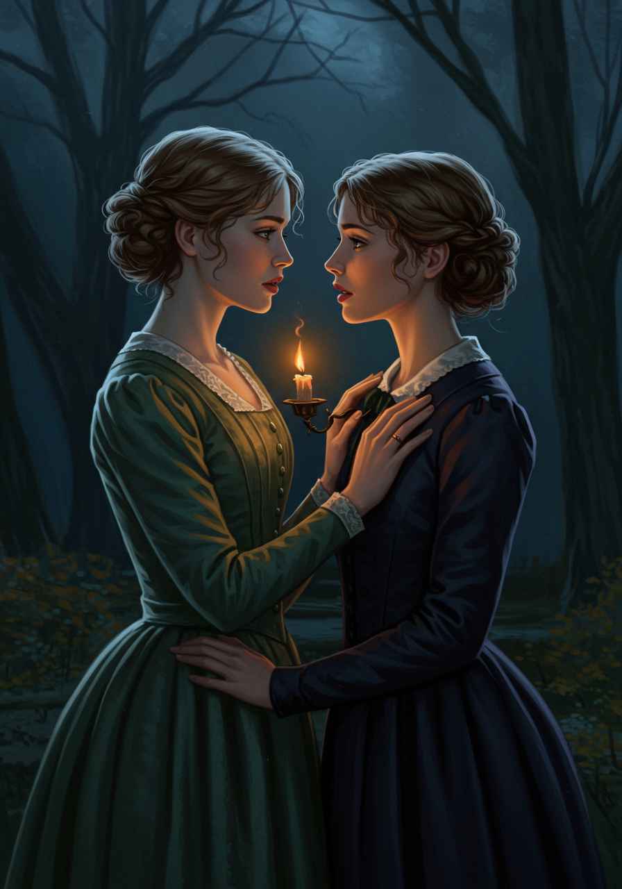 Susurros en la penumbra relato de Romance paranormal